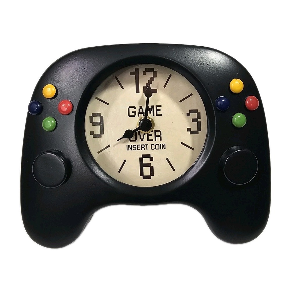 Gaming Remote Clock Desk Hanging Fun Game Room Man Cave Bedroom Hand Controller